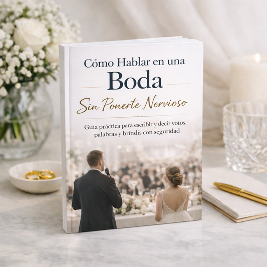 Cómo Hablar en una Boda Sin Ponerte Nervioso